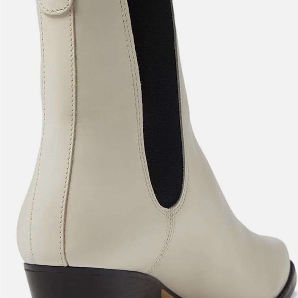 Michael Kors leather Cream and Black Ankle Booties - Picture 2 of 3
